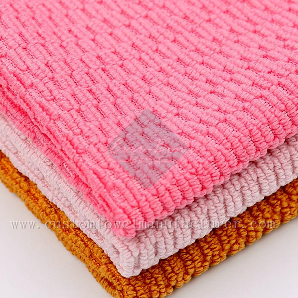 China Bulk Bespoke Pink Diamond Cleaning Cloth Towels wholesaler